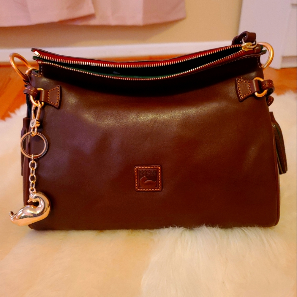 DOONEY AND BOURKE Florentine Crossbody in Chestnut
